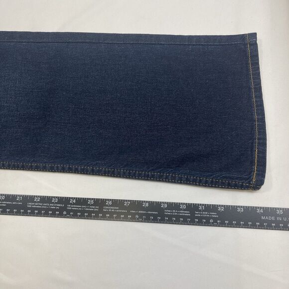 Levi's Jeans Men's 36x34 Blue 527 Slim Bootcut Stretch Dark Wash American Denim - Picture 11 of 12